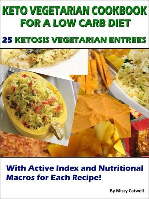 cover image of Keto Vegetarian Cookbook for a Low Carb Diet